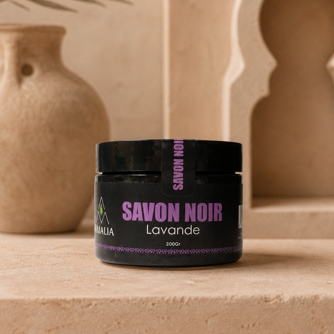 Lavender & Eucalyptus Black Soap 200g