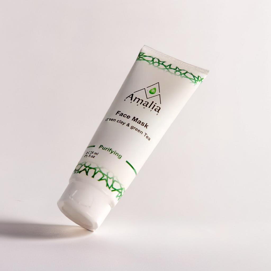 Amalia Beauty Green Tea & Green Clay Face Mask 125ml - image 2