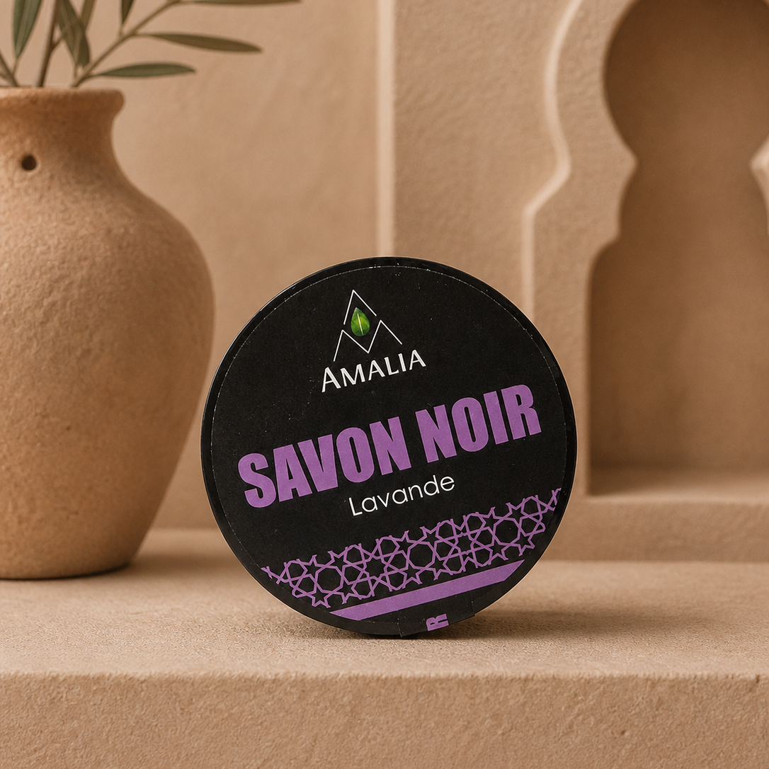 Lavender & Eucalyptus Black Soap 200g