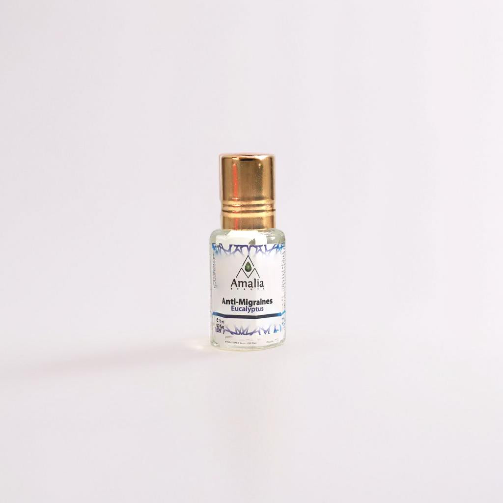 Migraine Relief - Eucalyptus-Based Organic Essential Oil 10ml